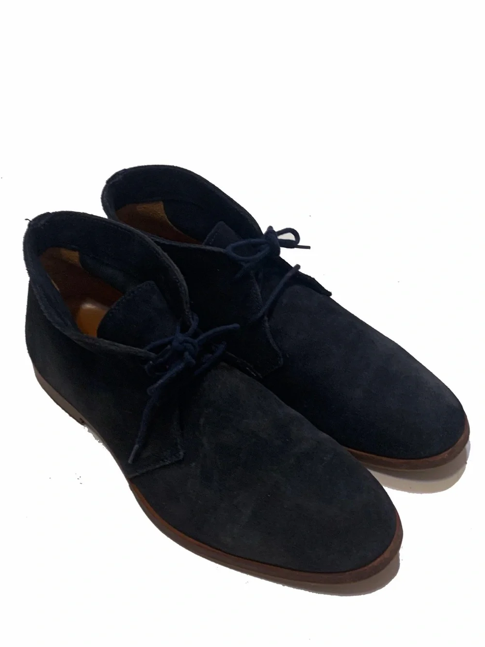 Cos Men's Navy Suede Chukka Boots